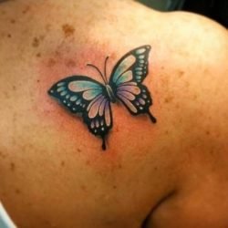 Tatueringar av fjärilar: Betydelse, design, historia och foton